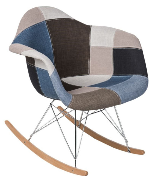 KRZESŁO RAR PATCHWORK P018 (WYBIERZ KOLOR/WZÓR)