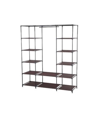 SZAFA TEKSTYLNA GARDEROBA KAJA MAXI VITTO  (ROMB BEŻ, ROMB BRĄZ) 2