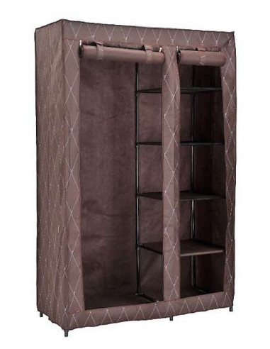 SZAFA TEKSTYLNA GARDEROBA KAJA VITTO (ROMB BEŻ, ROMB BRĄZ)