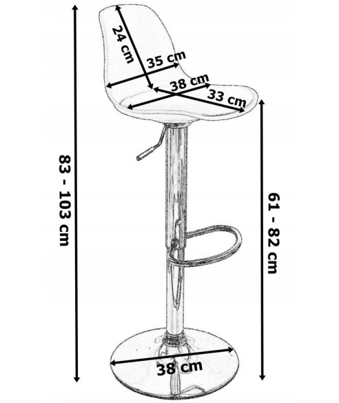 HOKER KRZESŁO KUCHENNE RICARDO (BIAŁY, J.SZARY, SZARY, CZARNY)