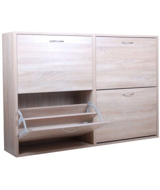 SZAFKA NA BUTY LAURA (SONOMA, ŚLIWA, TRUFLA, WENGE) 2