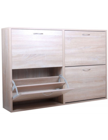 SZAFKA NA BUTY LAURA (SONOMA, ŚLIWA, TRUFLA, WENGE)