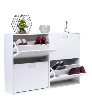 SZAFKA NA BUTY LAURA (SONOMA, ŚLIWA, TRUFLA, WENGE) 2