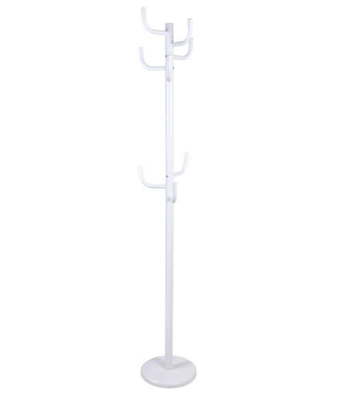 WIESZAK STOJĄCY METALOWY WIKTOR MODERN (BIAŁY, CZARNY)