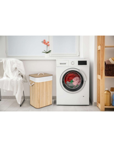 KOSZ BAMBUSOWY NA PRANIE/ZABAWKI (NATURALNY, BRĄZOWY)