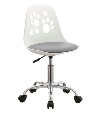 FOTEL OBROTOWY DZIECIĘCY N-03 PSIE ŁAPKI (WYBIERZ KOLOR) 2