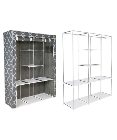 SZAFA TEKSTYLNA SONIA 8 PÓŁEK (WYBIERZ WZÓR/KOLOR)