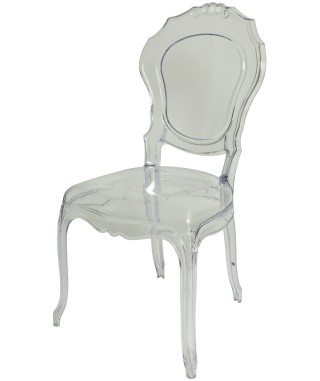 KRZESŁO GLAMOUR (BIAŁY, CZARNY, TRANSPARENTNY, TRANS. BURSZTYN, TRANS. FIOLET) 2