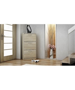 SZAFKA NA BUTY PAULA (ARTISAN, BIAŁY, SONOMA, WENGE) 2