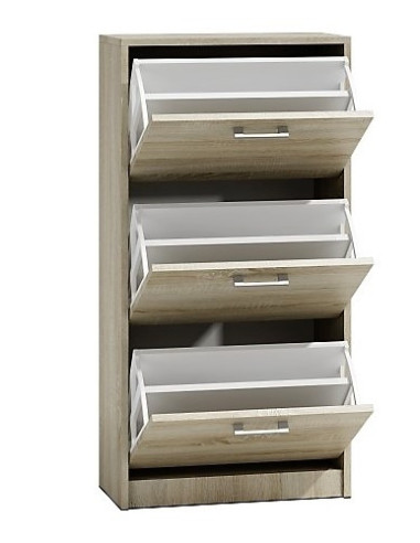 SZAFKA NA BUTY PAULA (ARTISAN, BIAŁY, SONOMA, WENGE)