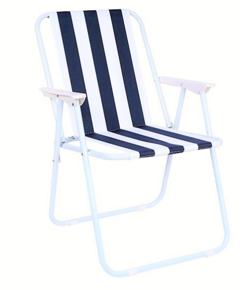 KRZESŁO OGRODOWE TURYSTYCZNE ALAN (CZERWONY, GRANATOWY