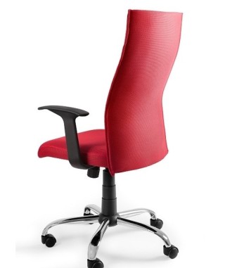 FOTEL BIUROWY PRESTIGE BLACK ON BLACK MEMBRANA (BIAŁY, ŻÓŁTY, POMARAŃCZ, CZERWONY, ZIELONY, NIEBIESKI, SZARY) 2