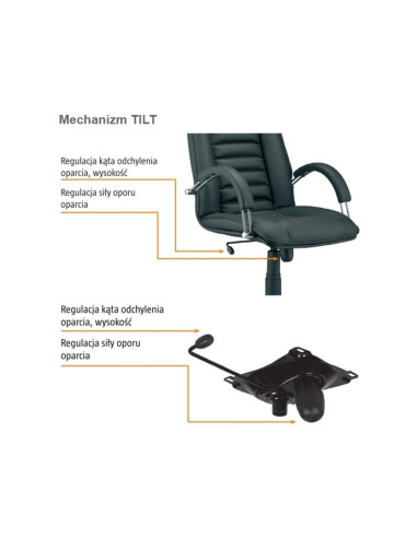 FOTEL BIUROWY PRESTIGE FOX (CZERWONY, SZARY, CZARNY)