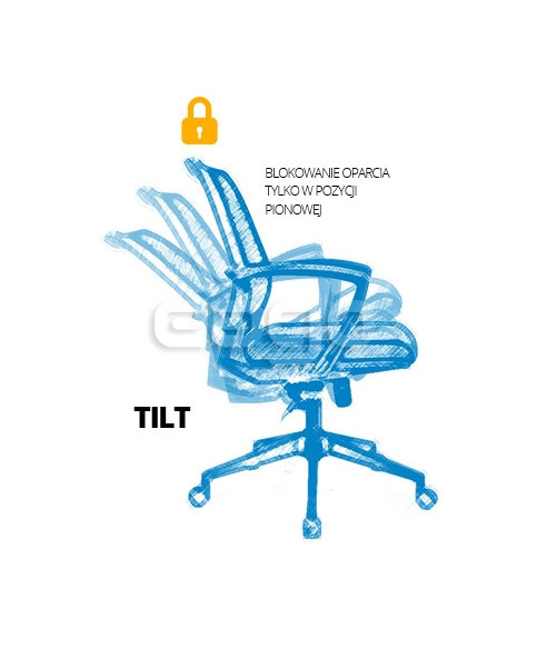 FOTEL BIUROWY PRESTIGE FOX (CZERWONY, SZARY, CZARNY)