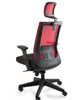 FOTEL BIUROWY PRESTIGE NEZ (CZERWONY, OLIWKOWY, NIEBIESKI, JASNY SZARY, SZARY, CZARNY) 2