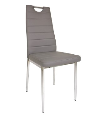 KRZESŁO DC2-001 B EKO SKÓRA (CAPPUCINO, BRĄZ, SZARY, CZARNY) 2