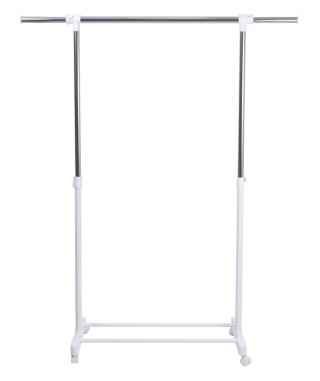 WIESZAK STOJĄCY GARDEROBA NA KÓŁKACH OTTO (BIAŁY, CZARNY) 2