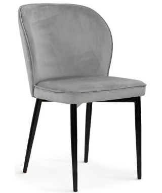 KRZESŁO TAPICEROWANE BLUVEL AINE NOGI CZARNE (WYBIERZ KOLOR) 2