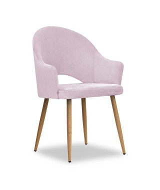 KRZESŁO TAPICEROWANE BLUVEL GODA NOGI IMITACJA DREWNA (WYBIERZ KOLOR) 2