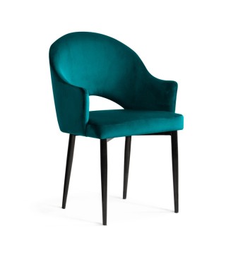 KRZESŁO TAPICEROWANE BLUVEL GODA NOGI CZARNE (WYBIERZ KOLOR) 2