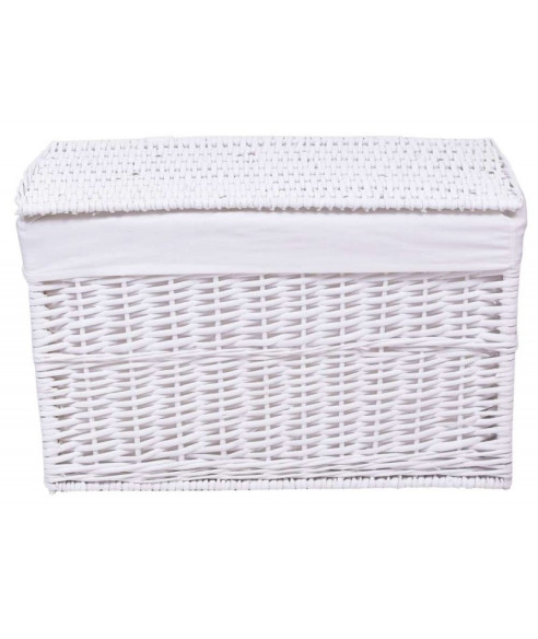 KUFER WIKLINOWY ORGANIZER 65 L (BIAŁY, SZARY, BRĄZ)