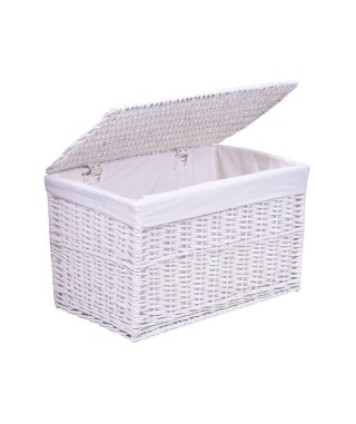 KUFER WIKLINOWY ORGANIZER 105 L (BIAŁY, SZARY, BRĄZ) 2