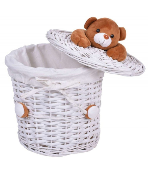 KOSZ WIKLINOWY MIŚ BIAŁY (15L, 40L, 75L)