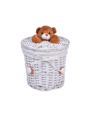 KOSZ WIKLINOWY MIŚ BIAŁY (15L, 40L, 75L)