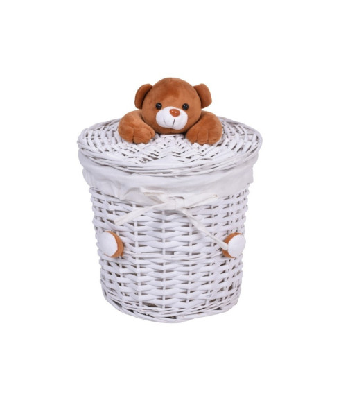 KOSZ WIKLINOWY MIŚ BIAŁY (15L, 40L, 75L)