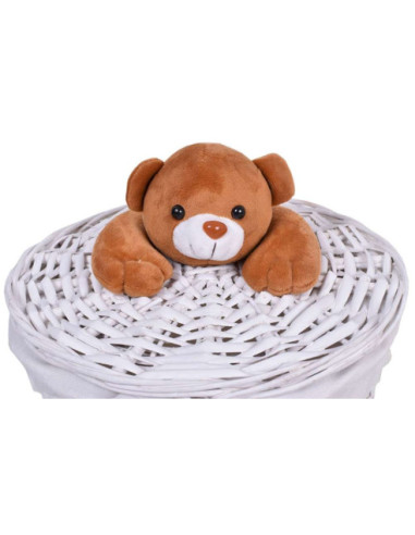 KOSZ WIKLINOWY MIŚ BIAŁY (15L, 40L, 75L)