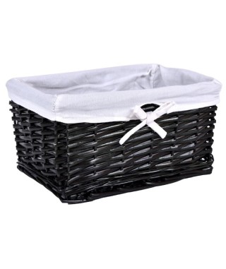 KOSZYK WIKLINOWY 30x20x15 (BIAŁY, SZARY, BRĄZOWY, CZARNY) 2