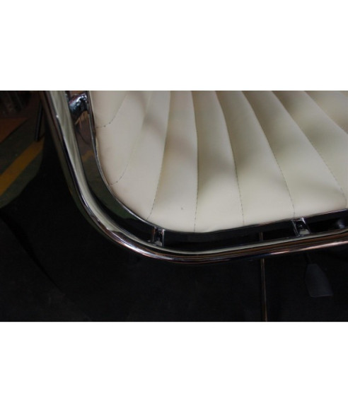 FOTEL BIUROWY CH1171T SKÓRA (BIAŁY, CZARNY)