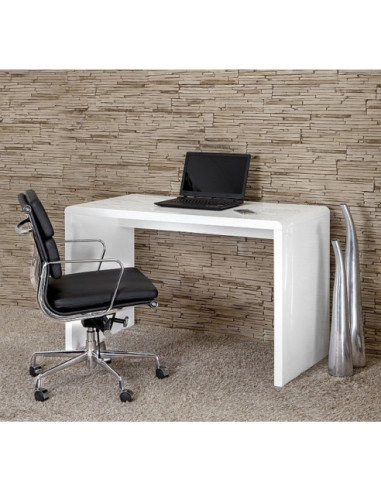 BIURKO PRESTIGE BISE BIAŁE WYSOKI POŁYSK