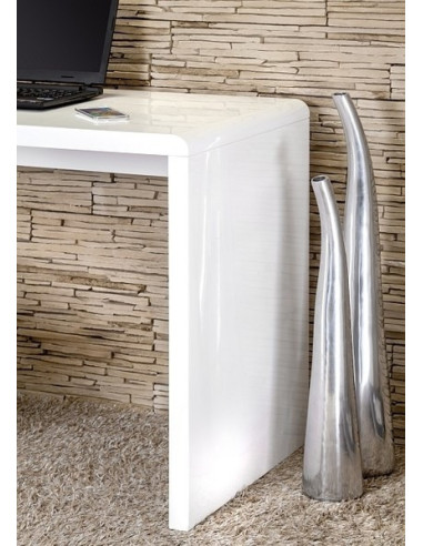 BIURKO PRESTIGE BISE BIAŁE WYSOKI POŁYSK