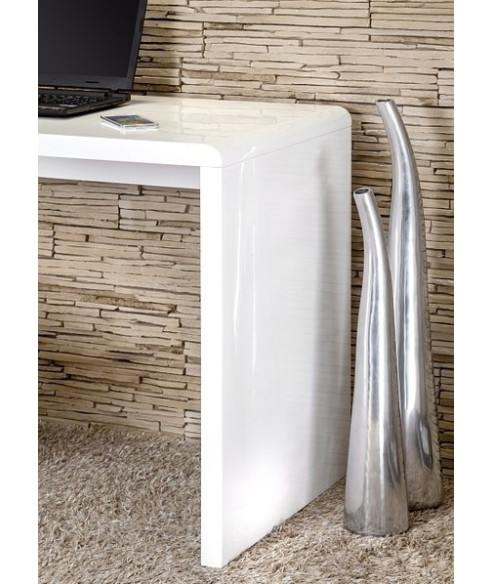 BIURKO PRESTIGE BISE BIAŁE WYSOKI POŁYSK