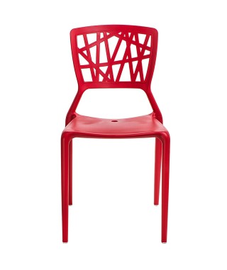 KRZESŁO BUSH  POLIPROPYLEN (BIAŁE, CZERWONE, ZIELONE, CZARNE) 2