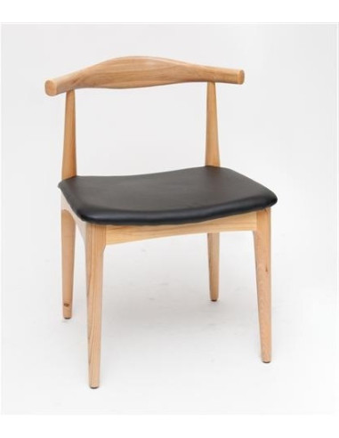 KRZESŁO DREWNIANE CODO (NATURALNY, BRĄZOWY)