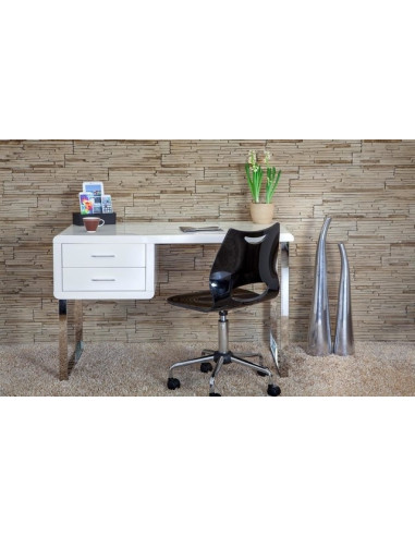 BIURKO PRESTIGE SOLANO BIAŁY WYSOKI POŁYSK