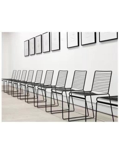 KRZESŁO METALOWE DILLY (BIAŁY, CZARNY)