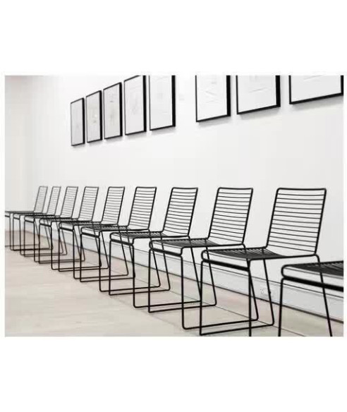 KRZESŁO METALOWE DILLY (BIAŁY, CZARNY)