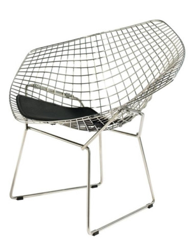 KRZESŁO HARRY ART CHROMOWANY (BIAŁY, CZARNY)