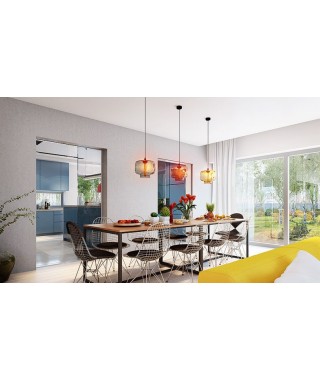 KRZESŁO NET DOUBLE CHROMOWANE (CZERWONY, CZARNY) 2