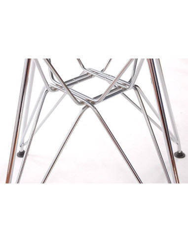 KRZESŁO NET DOUBLE CHROMOWANE (CZERWONY, CZARNY)