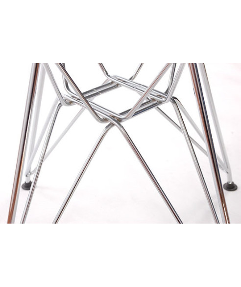 KRZESŁO NET DOUBLE CHROMOWANE (CZERWONY, CZARNY)