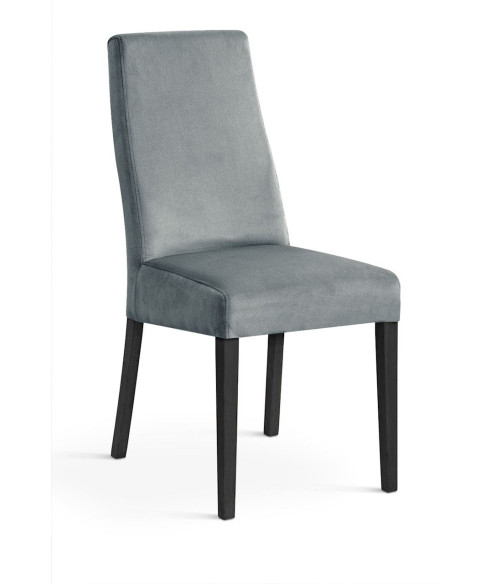 KRZESŁO VILLA TAPICEROWANE BLUVEL NOGI DREWNO CZARNE (WYBIERZ KOLOR)