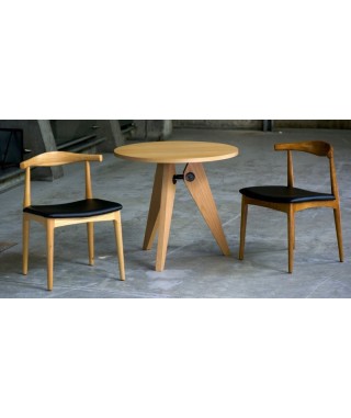 KRZESŁO DREWNIANE PRESIDENT (NATURALNY, BRĄZOWY) 2