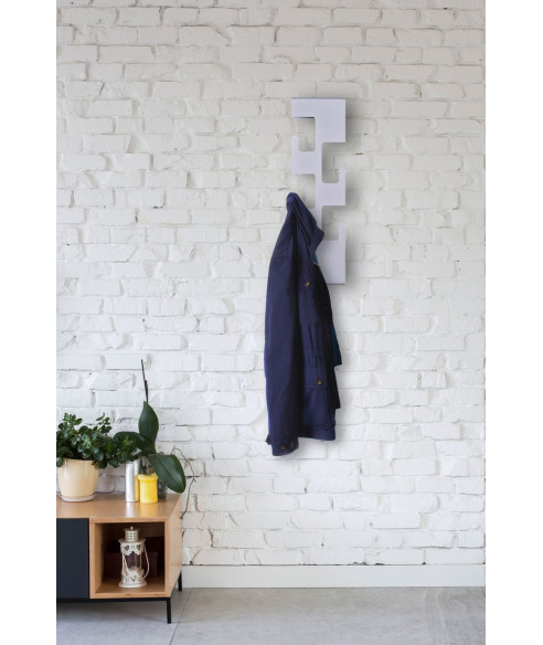 WIESZAK ŚCIENNY ZIP (BIAŁY, SZARY, CZARNY)