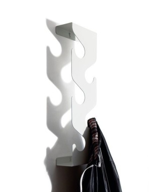 WIESZAK ŚCIENNY CANI (BIAŁY, CZERWONY, SZARY, CZARNY) 2