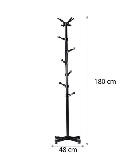 WIESZAK STOJĄCY METALOWY HANGER (BIAŁY, CZARNY)
