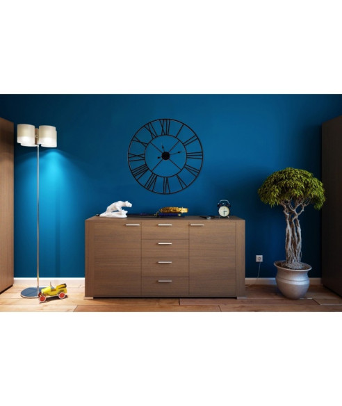 ZEGAR ŚCIENNY DUŻY ITALY 80 CM OZDOBNY